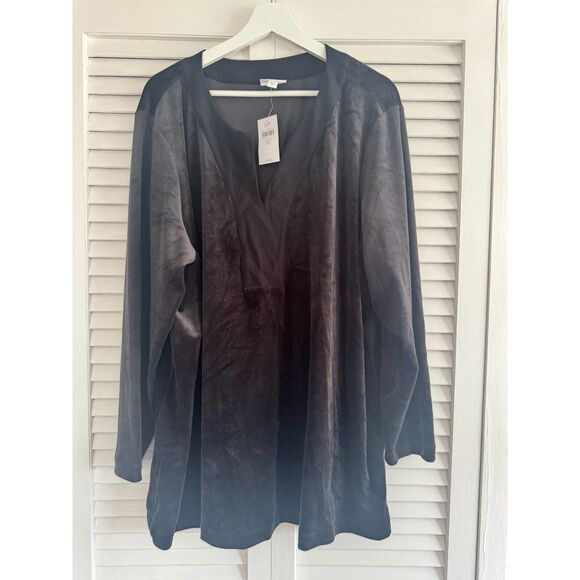 NWT J.Jill Plus Velvet Tunic - Picture 1 of 3